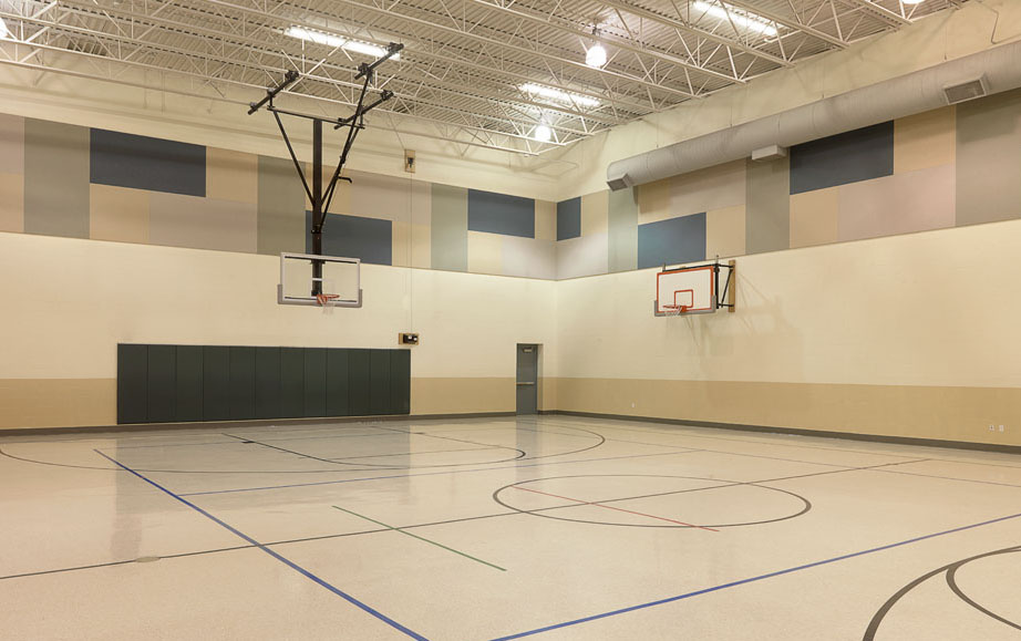 Acoustical Wall Acousti-Impact Panels gym