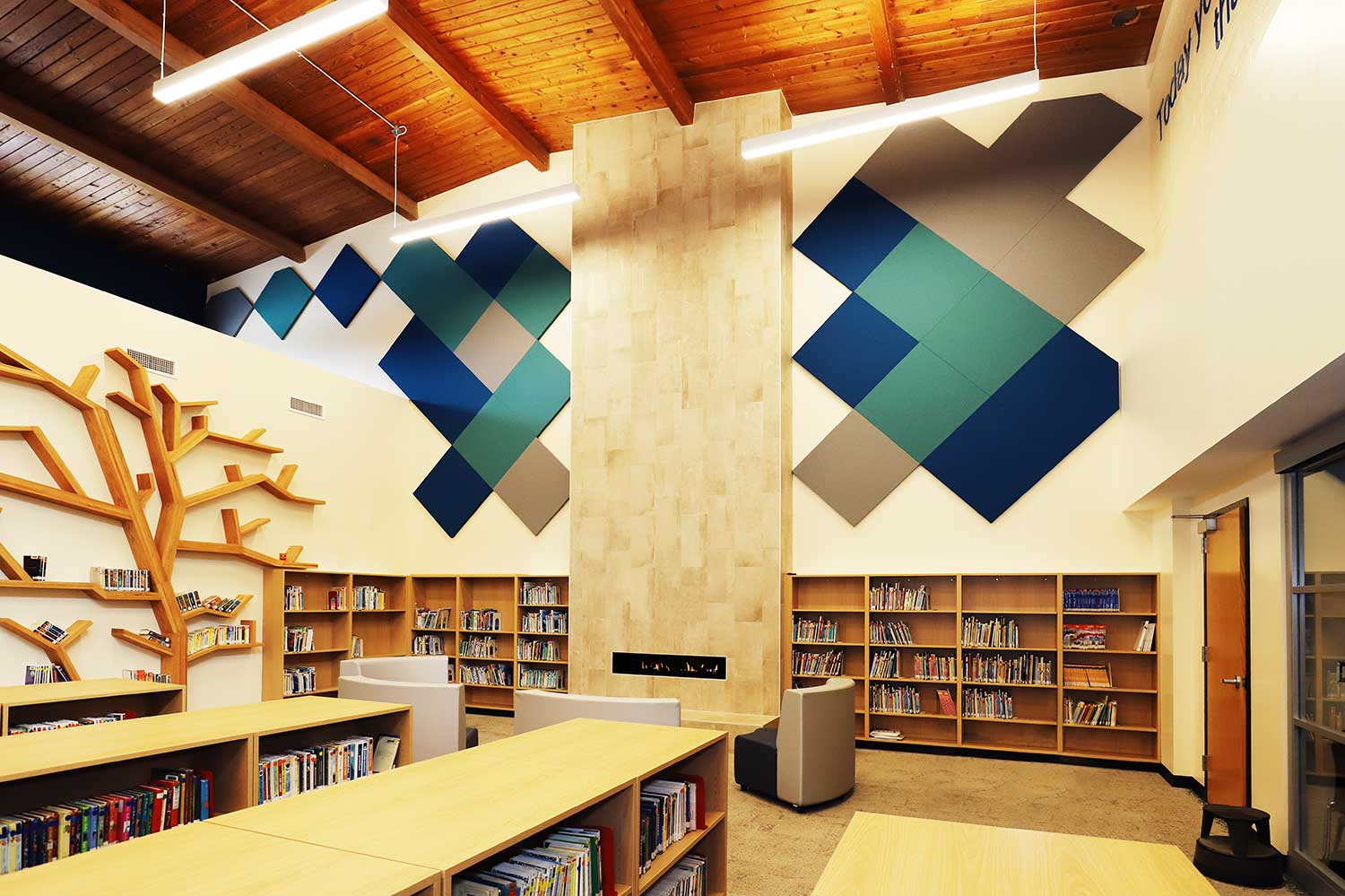 GS-Acoustics-AP1-school-library library