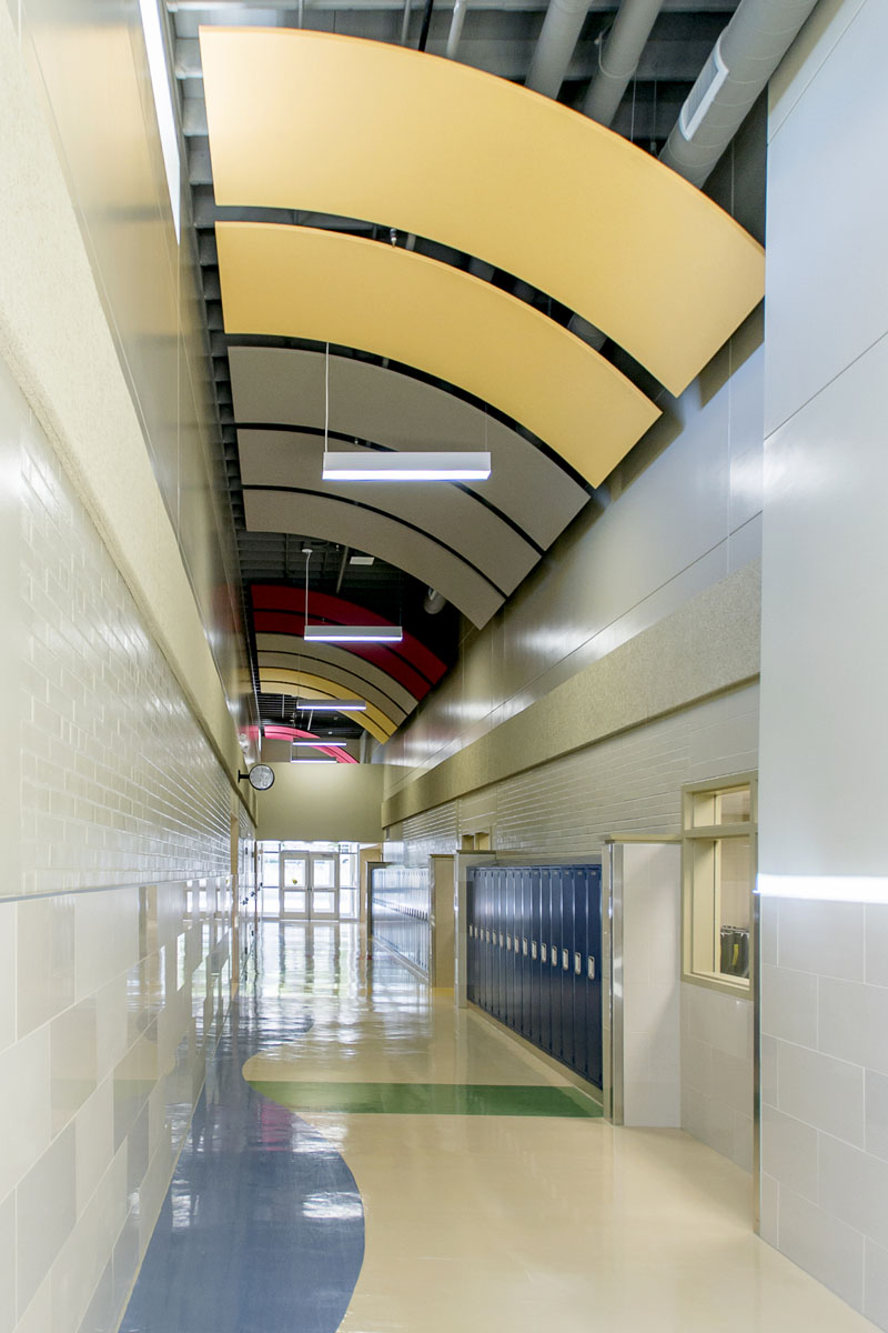 Acoustical Ceiling SoundWave Cloud School